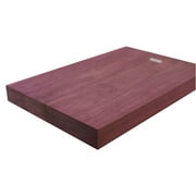 Premium Purpleheart Semi Explorer Electric/Bass Guitar Wood Body Blank for DIY and Custom Builds - 24" x 18" x 1-3/4" (2 Piece, Unglued, Planed)