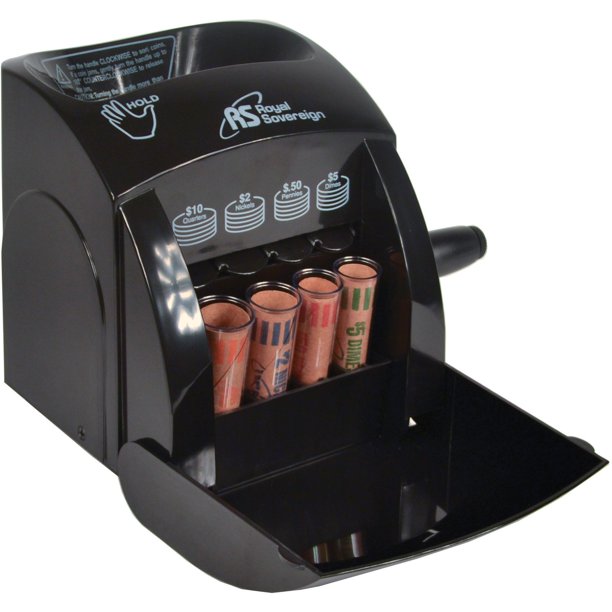 Royal Sovereign, RSIQS1, Manual Coin Sorter, 1 Each
