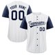 thumbnail image 3 of Camiseta de béisbol personalizada con estampado de rayas y nombre del equipo y número, camiseta deportiva para hombres y niños, 3 of 5