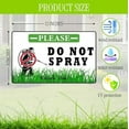 thumbnail image 2 of 3 Pack 12x8 Inches Do Not Spray, Thank You with Metal Stakes - Plastic Double Sided Neighborhood Street Caution Yard Signs - Do No Spray Signs for Outdoor or Indoor/Onside or Inside, 2 of 7