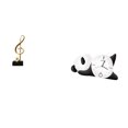 thumbnail image 1 of Figura de escritorio,Escultura de nota musical para escritorio,oficina,decoración del hogar,Reloj de pared,Reloj de pared Panda Decoración del hogar Lindo Creativo,Reloj de pared con forma de, 1 of 8