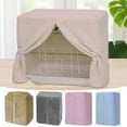 thumbnail image 3 of Multi-sizes Large Bird Cage Cover Sunscreen Warm Dust Cover Winter Pet Bird Parrot Cage Shading Pet Products Bird Supplies (09,as shown), 3 of 7