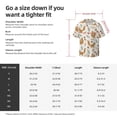thumbnail image 5 of Balery Squirrel And Leaves Camisa Casual de Manga Corta con Botones para Hombre, Texturizada, Estilo Cubano, para Playa, Verano-X-Large, 5 of 5