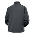 thumbnail image 4 of WTOBBY Men's Stand Collar Windbreaker Jacket, Lightweight Water-Resistant Casual Coat, Thin Layer for Outdoor Protection and Everyday Style,Black L, 4 of 4