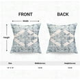 thumbnail image 3 of Boho Throw Pillow Covers 18x18 Inch Set of 2, Asian Scenic Blue White Throw Pillows Vintage Farmhouse Decorative Pillowcase Linen Cushion Cover for Home Sofa Bedroom Outdoor, 3 of 6