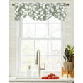 thumbnail image 3 of Grass Green Leaf Vine Texture Kitchen Curtains Balcony Adjustable Roman Blinds Small Short Curtain for Living Room, 3 of 6