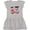 AC-Heather Grey, variant on Inktastic I'm 2 Fire Truck 2nd Birthday Girls Toddler Dress