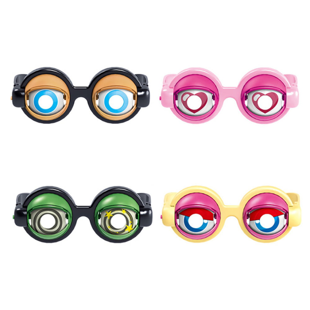 Creative special effects, prank glasses, crazy eyeglasses, children's funny  blinking glasses, children's gifts, lovely glasses, prank party, tricky  toys birthday gifts for boys and girls 