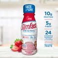 thumbnail image 3 of SlimFast Meal Replacement Protein Shake, Strawberries and Cream, 11 Fl Oz Bottle, 8 Pack, 3 of 6