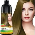 thumbnail image 1 of Herbishh Shampooing Colorant pour Cheveux Gris, Permanent, Hommes et Femmes (Lin 500 ml), 1 of 7