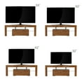 Television Stands for Living Room, Walnut TV with LED and