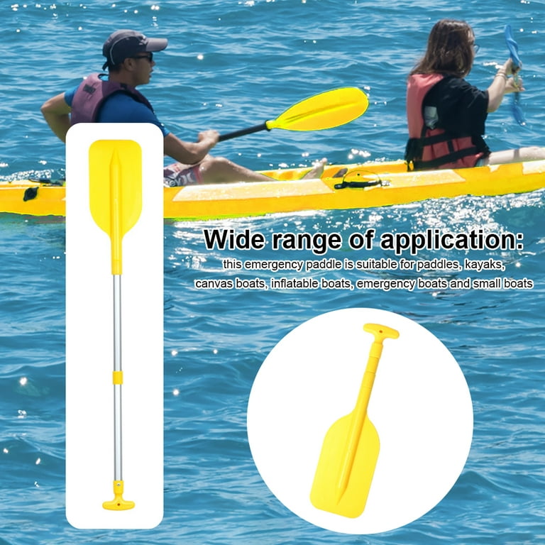 ADVEN Kayak Paddle Telescoping Canoe Emergency Boat Motorboat Paddles with  Adjustable Handle Outdoor Drifting Kayaking Accessories
