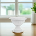 thumbnail image 4 of OULII Vintage White Roman Column Flowerpot Plastic Planter for Home Decoration, 4 of 8