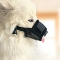 thumbnail image 3 of Dog Muzzle, Adjustable Pets Muzzle Mesh Breathable Nylon Soft Muzzle Anti-Biting Barking Mouth Cover for Small Medium Large Extra Dog, 3 of 5