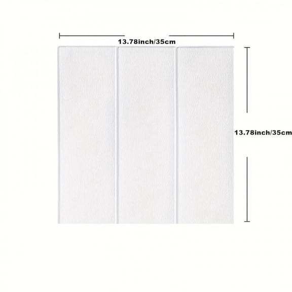 3D wall sticker wood grain foam self-adhesive DIY 35X35cm waterproof and moisture-proof ceiling bedroom kitchen wallpaper