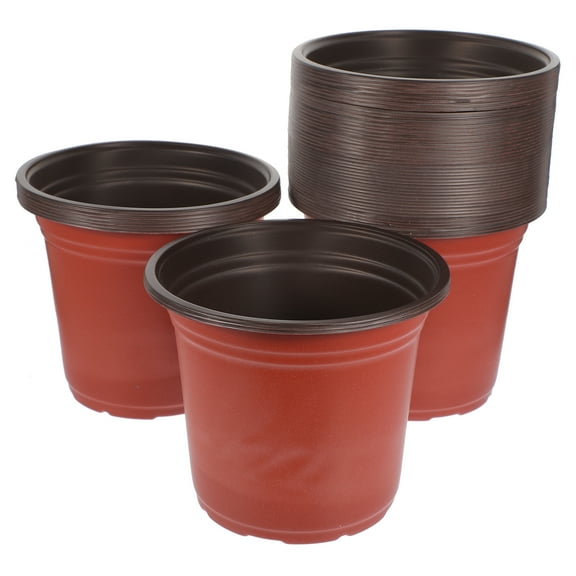 50 Pcs Flower Pot Seedling Pot Indoor Pots for Plants Large Plastic Planter Plant Supplies Flower Baskets for Plants