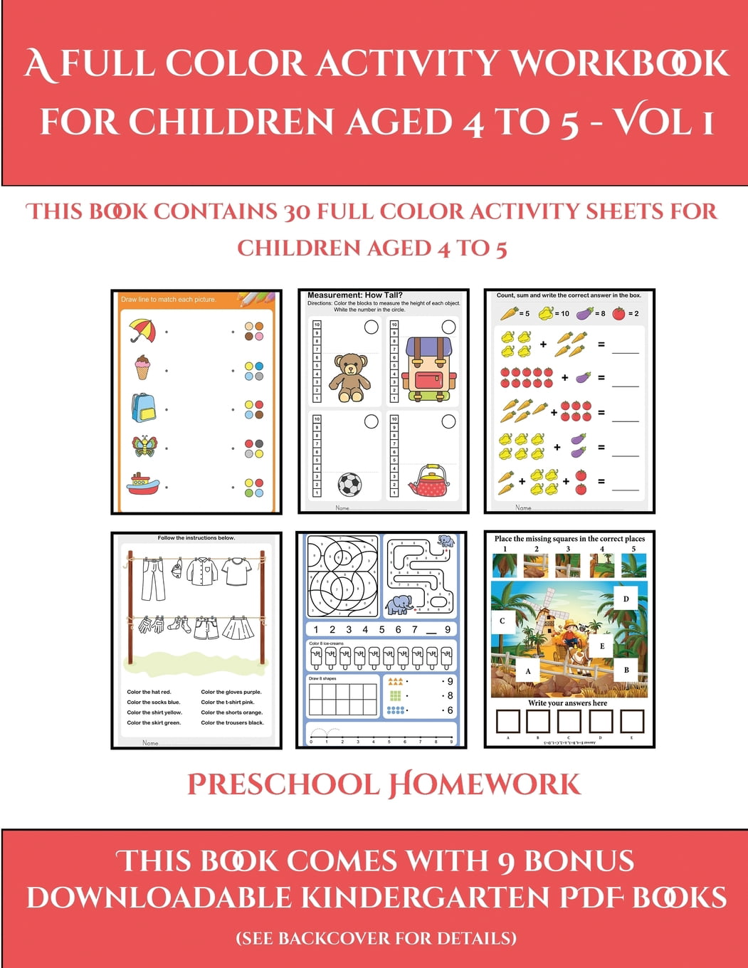 Preschool Homework Preschool Homework (A full color