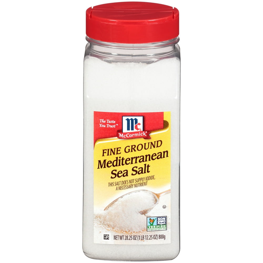McCormick Fine Ground Mediterranean Sea Salt, 28.25 oz