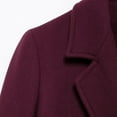 thumbnail image 5 of Winter Jacket Women Sevevn Women's Big Notch Lapel Single Breasted Mid-Long Wool Blend Coat, 5 of 8