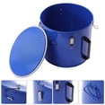 thumbnail image 3 of TOOL1SHOoo Fryer Grease Bucket 45.46L/ 10Gal Oil Disposal Caddy Oil Bucket with Filter Bag & 4 Lock Clip Sealing Oil Transport Container Blue, 3 of 11