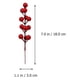 thumbnail image 2 of 20pcs Festivo Red Berry Selecciones Estimulación Bayas rojas para la fiesta de Navidad, 2 of 7
