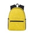 thumbnail image 1 of Fotbe Yellow Glitter Mochila Ligera Casual para Laptop para Hombres y Mujeres, Mochila Impermeable de Uso Diario, Mochila para Universidad, 1 of 6