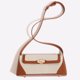 thumbnail image 1 of Bolso Hobo para axila para mujer, bolso con asa superior de retales, bolso de compras informal (marrón), 1 of 9