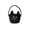 A003- Black Cat, variant on Halloween Trick Or Treat Basket, Pumpkin Trick Or Treat Bucket, Cotton Rope Woven Storage Basket, Basket with Handle, Orange Jack-O-Lantern Halloween Pumpkin Design Storage Tote,