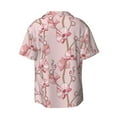 thumbnail image 7 of Kdxio Men's Hawaiian Shirt for Men Short Sleeve Shirt Orchids Flowers Summer Casual Holiday Beach Button Down T-Shirts, 7 of 7