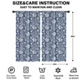 thumbnail image 2 of Blackout Kids Curtains,Paisley Pattern Childrens Insulated Curtains Set Of 2,Bedroom Essentials,Toddler Room Decor 42"x84"(106x213cm), 2 of 3