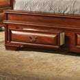 thumbnail image 3 of Miekor Furniture LaVita G8850C-FB3 Full Storage bed, Oak 86103, 3 of 5