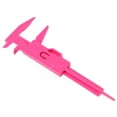 thumbnail image 4 of 0-80Mm Plastic Sliding Vernier Caliper Gauge Measure Tool Double Scale Ruler Rose Red, 4 of 9
