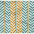 thumbnail image 4 of oneOone Organic Cotton Poplin Twill Fabric Stripe & Herringbone Geometric Print Fabric By The Yard 42 Inch Wide, 4 of 4