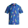 thumbnail image 2 of Birdie Bound Novelty Print Golf Polo Shirt, Men's & Big Men's Sizes S-5XL, 2 of 7