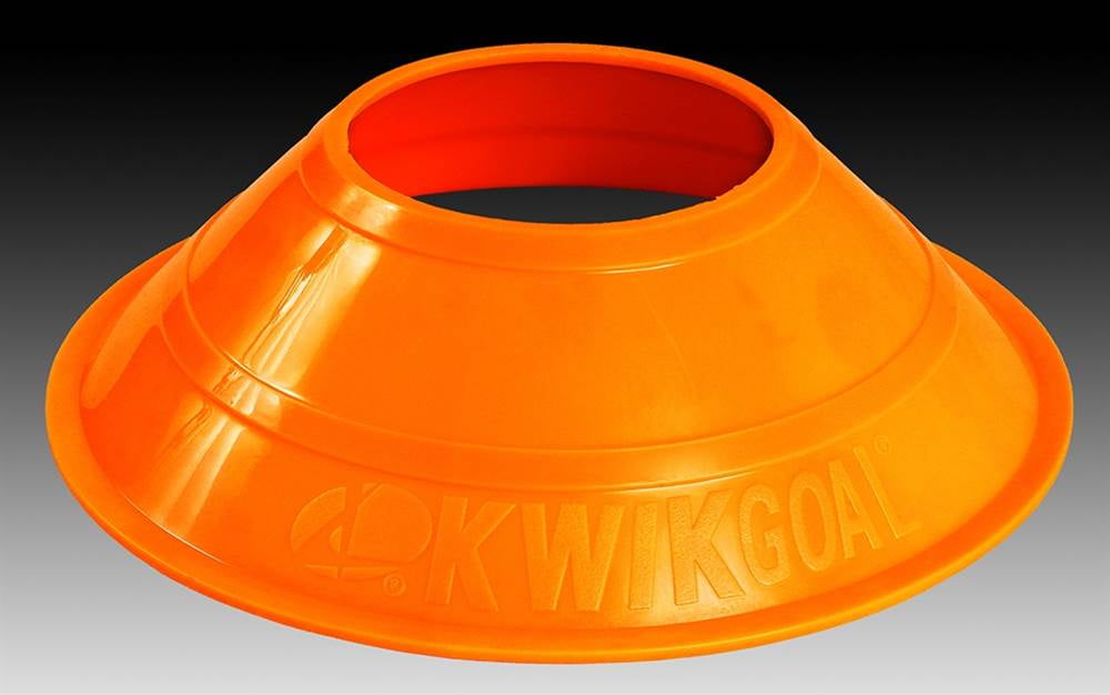 Mini Disc Cones in Orange Set of 25