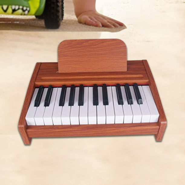 Teclado de Piano para ninos juguete Musical educativo portatil de madera ensenanza educativa Piano juguete electronico Piano juguete para ninos 25 teclas B Bodega Aurrera en linea