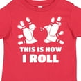 thumbnail image 4 of Inktastic How I Roll Bowling Boys or Girls Toddler T-Shirt, 4 of 5