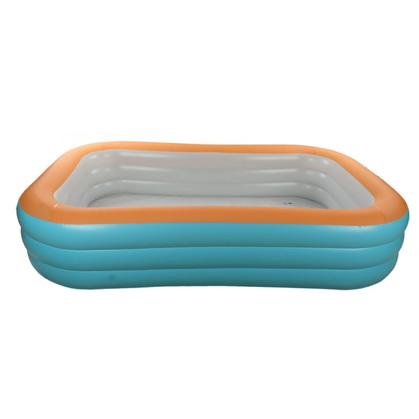 Piscina inflable plegable para niños de 3 capas, para exteriores, 2,6 m/8,5 pies