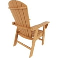 thumbnail image 4 of Portside Seashell Adirondack Plastic Outdoor Dining Chair, 4 of 9