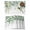 Green, variant on Green Leaves Placemats Set of 8, Summer Botanical Placemats for Dining Table, Place Mats for Kitchen Tabletop, Waterproof Wipeable Dining Table Mats Set