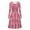 Bow, variant on Renewold Fall Winter Casual Daily Dresses for Women Valentine's Day Gifts Pink Heart Long Sleeve Swing A-Line Dresses Soft Cozy Up Twirly Skater Dress Size 4XL