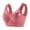 Rose Gold, variant on HOWPAY Push Up Bras For Women No Underwire Wireless Full Coverage Adjustable Straps Stretch Bralettes With Support Comfortable Soft Underwear Beige L