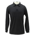 thumbnail image 2 of Tactical Performance Long Sleeves Polo Shirt - Black - 4XL, 2 of 11