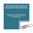 thumbnail image 4 of 10 Pieces 3cm Keys Rings Alloy Keyring DIY Professional Jewelry Accessories Key Rings Handmade Organization Circle Reusable Handicraft Accessories Gray, 4 of 7
