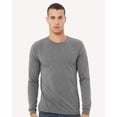 thumbnail image 3 of BELLA + CANVAS Unisex Long Sleeve T-Shirt | 3.8oz Triblend Assorted Mix Color Pullover Casual T-Shirt for Unisex Size S Bulk 10 Pack, 3 of 7