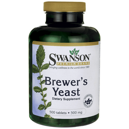 Forte 500 Tabs - Swanson Brewer's Yeast 500 mg 500 Tabs