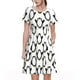 thumbnail image 1 of Disketp Lovely Penguin para Vestido de Manga Corta para Mujeres, Vestidos de Verano para Mujeres, Casual y Holgado para la Playa, 1 of 6
