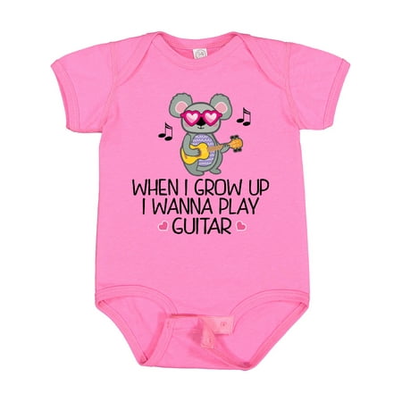 

Inktastic Future Guitar Player Cute Music Girls Baby Bodysuit