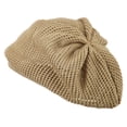 thumbnail image 2 of Big Size Mesh Deep Shell Beanie Hat - Camel XL-3XL, 2 of 5