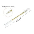 thumbnail image 2 of Uxcell 5.7" 0.8mm Bolígrafos de Gel Brillantes Metálicos, Bolígrafo de Brillo Líquido Iridiscente, Marcador Oro Plata Blanco 9 en 1, 2 of 7